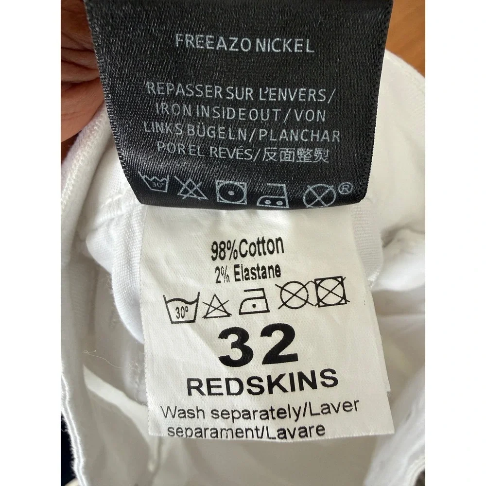 REDSKINS white slim